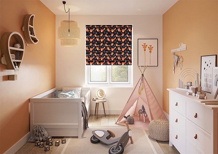 Foxy Friends, Ginger - Motorised Roman Blind - Image 8